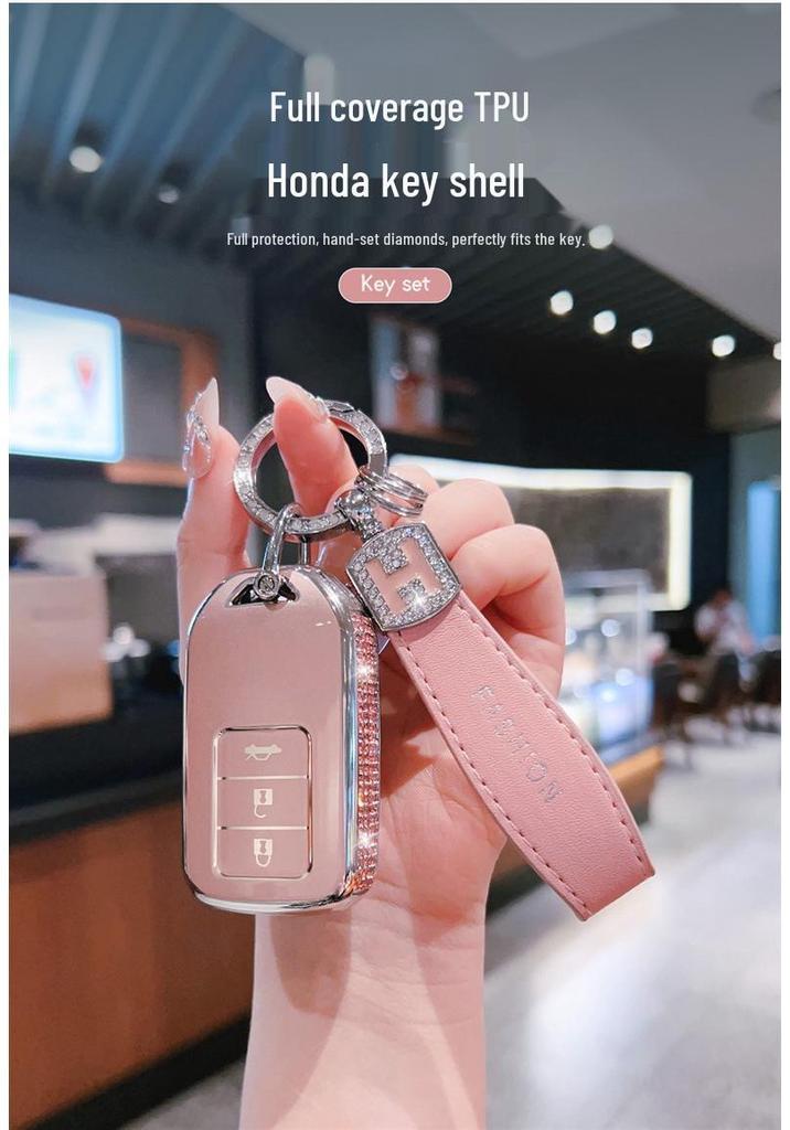 Чехол для ключей 2024 CRV/HRV - Полное покрытие для моделей Guangben, Haoying, Xingge, Guandao.