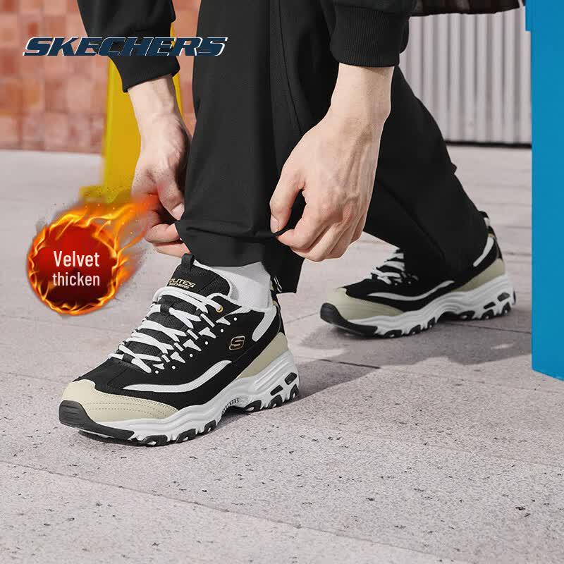 Skechers Мужские утепленные ретро-кроссовки "Панда" в стиле "Папа"