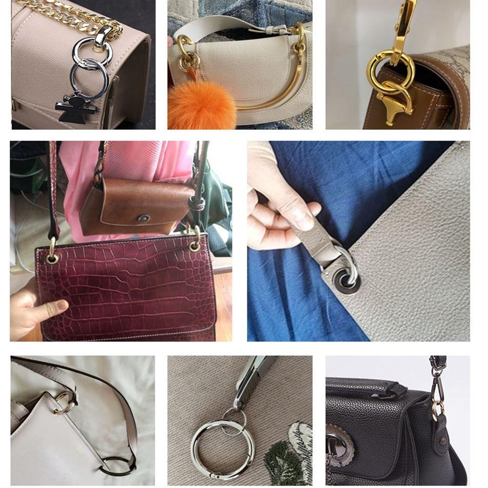 Camping Carabiner Snap Clasp Clip Spring O-Ring Buckles Carabiner Purses Handbags Bag Belt Buckle