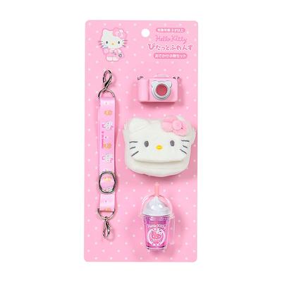 Sanrio Набор аксессуаров для прогулок Hello Kitty Полиэстер АБС-смола Рекомендуемый возраст 3 года и старше 411779 (САНРИО) (Друзья Питтато) /