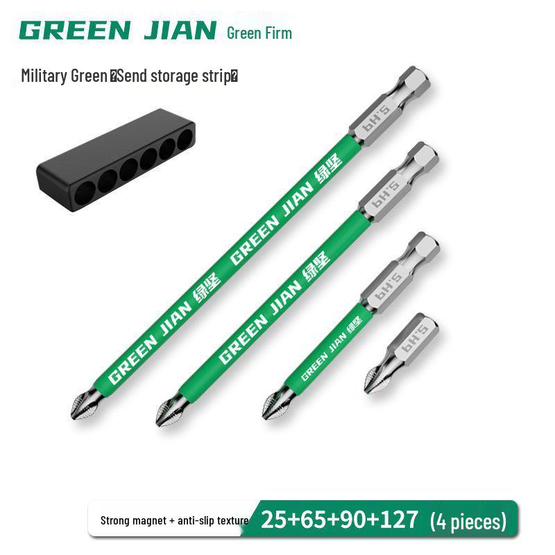 Набор магнитных электрических отверток высокой прочности с ударными удлиненными битами