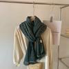 Autumn and Winter Cotton and Linen Scarf Women's Artistic Retro Shawl Casual and Elegant Scarf
