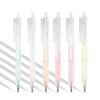 6PCS Candy Color Quick-Drying Glue Pen Manual Solid Glue Stick Student Handbook Diy High Viscosity Glue Office