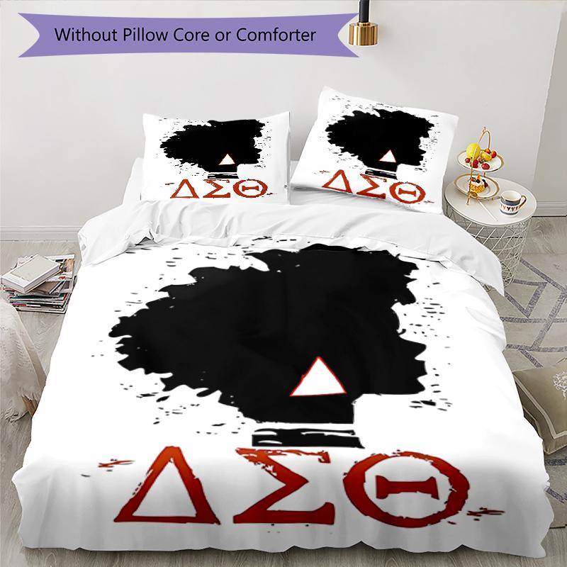 3pcs Kappa Alpha Psi logo pattern bedding set duvet cover set includes duvet cover &pillowcases, perfect all season bedroom decoration & gift