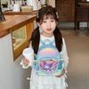 School Bag New Backpack Cartoon Pu Small Bag Cute Girl School Bag Lightweight Small Backpack