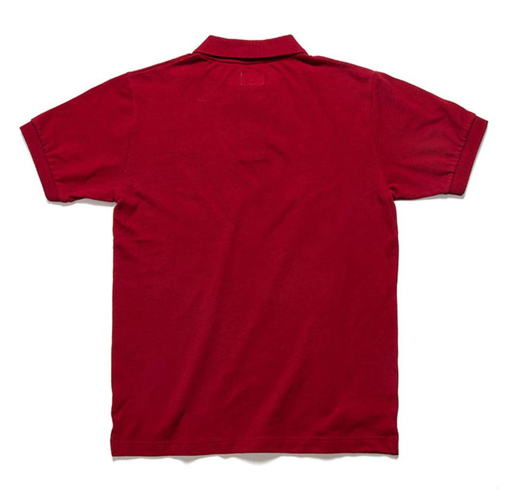 Tamiya JUN WATANABE Tamiya Mark Polo 67454 Shirt, Red, XS,