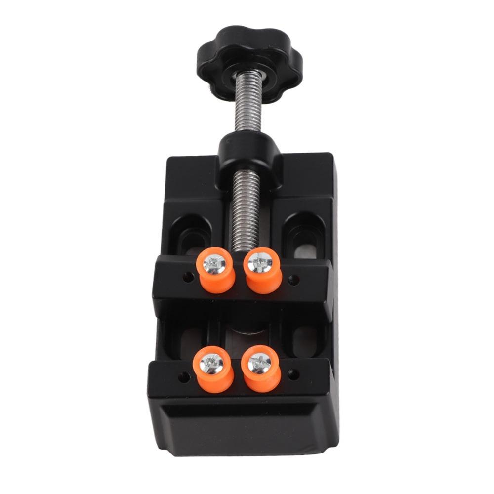 Mini Flat Clamp Milling Clamping Table Aluminum Alloy Table Vise Watch Repairing