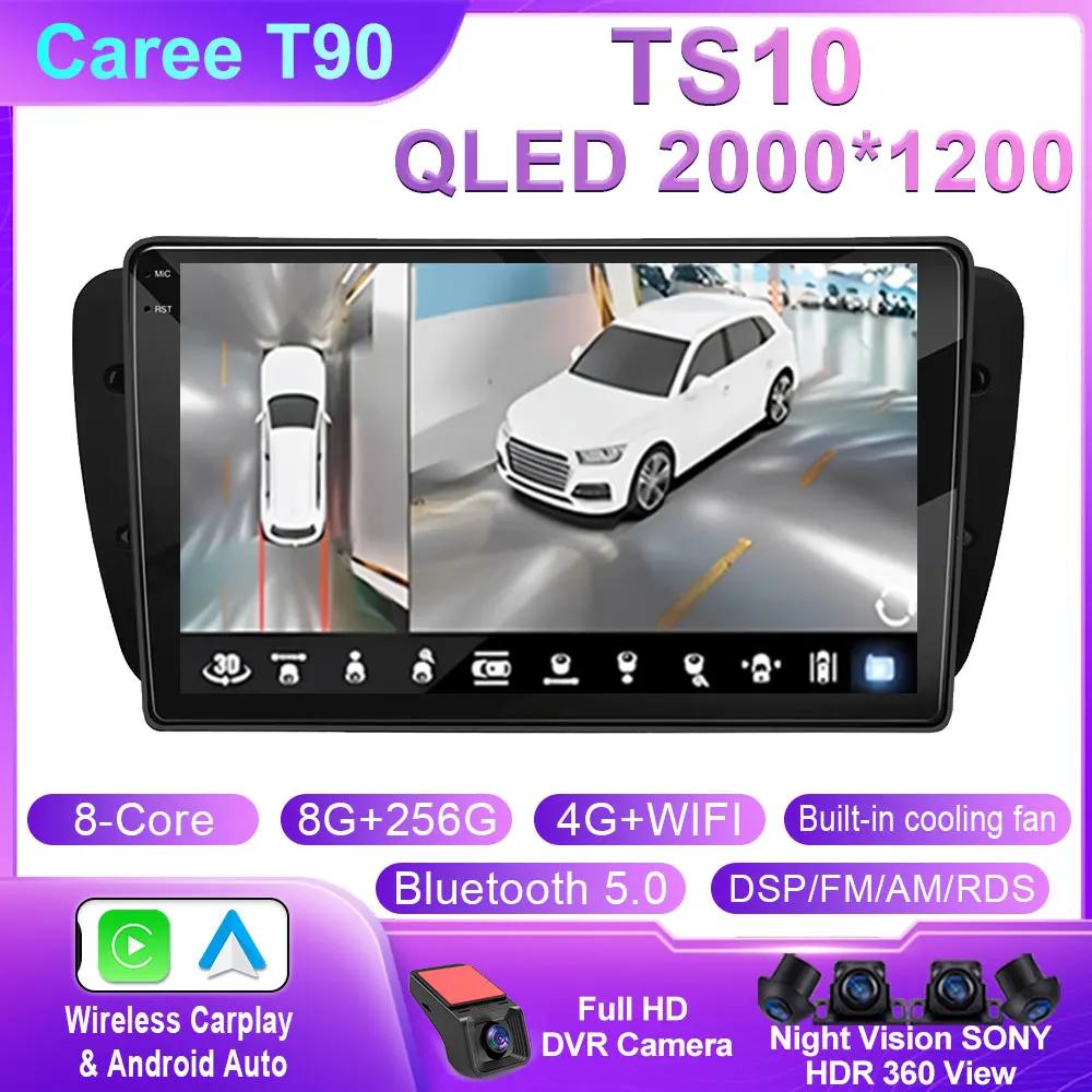 Автомобильное радио для Seat Ibiza MK4 6J 2008-2015 Android Auto CarPlay GPS навигация мультимедиа Bluetooth 4G WIFI головное устройство автомобиля No 2Din