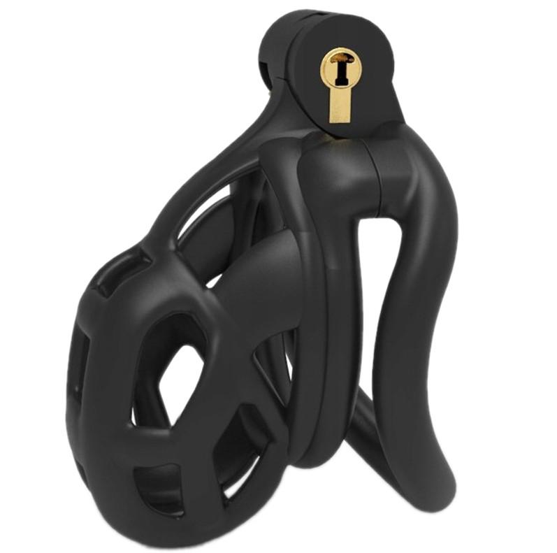 Klatka na penisa pas cnoty z zapięciem na klucz bdsm chastity cage s