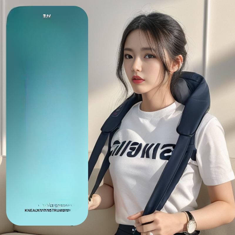 Массажер для шейной трапеции, горячий компресс для плеч, разминание и массаж, шаль для шеи, бытовой перезаряжаемый массажер для плеч и шеи