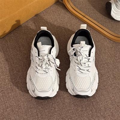 Платформа кроссовки папа женские новые жареные уличные ретро универсальные Чжао Рут увеличение роста xl спортивная обувь повседневная