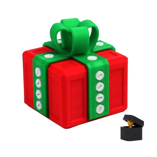 Надоедливый набор подарочных коробок с сюрпризом в виде интерактивной 3D-головоломки с пальцем, винтовой головоломки, двойной коробки для хранения, подарочной коробки для розыгрышей на дни рождения, Рождество, Хэллоуин
