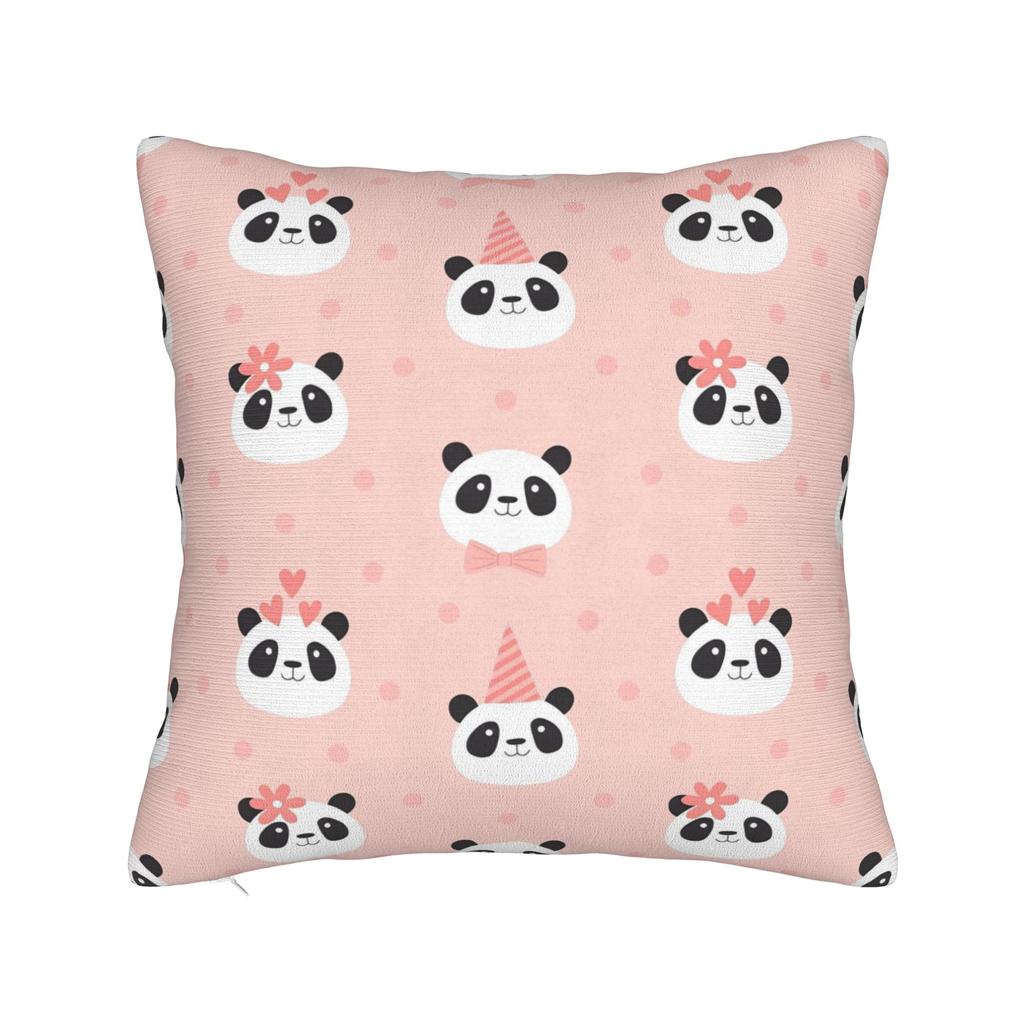 Panda Animal Pillowcase Polyester Cushion Cover Decor Throw Pillow Case Cover Seat 40*40Cm