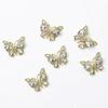 20 шт. подвески для ногтей в виде бабочек, блестящие стразы, инкрустация, искусственные кристаллы, 3D-подвески, аксессуары для маникюра своими руками, украшения для дизайна ногтей, чехлы для телефонов