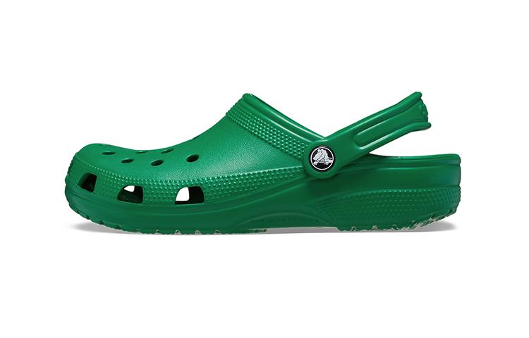 Crocs Классические клоги EVA Classic Clogs Унисекс Вечнозеленый Зеленый 10001-3WH