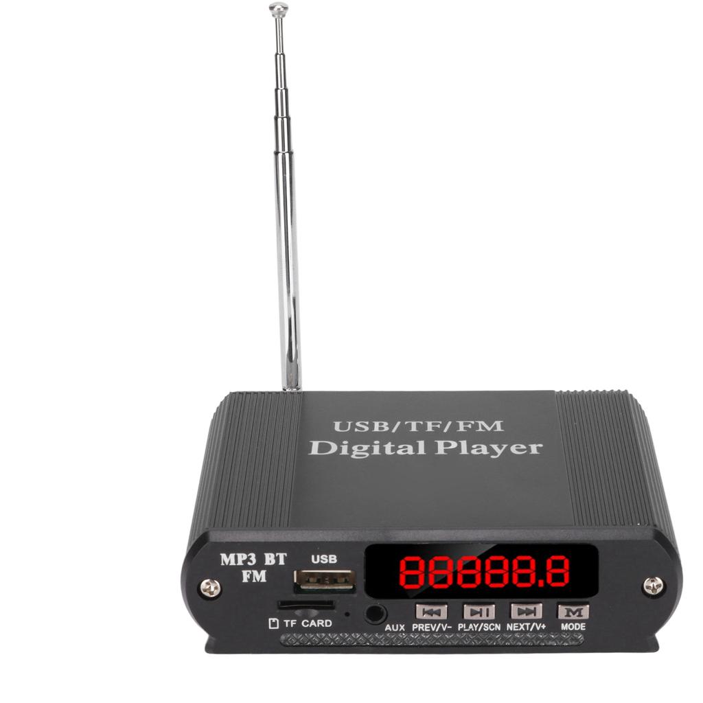 3 в 1 Усилитель мощности MP3-плеер Радио Усилитель мощности Беспроводной Bluetooth 5.0 Пульт дистанционного управления Музыка