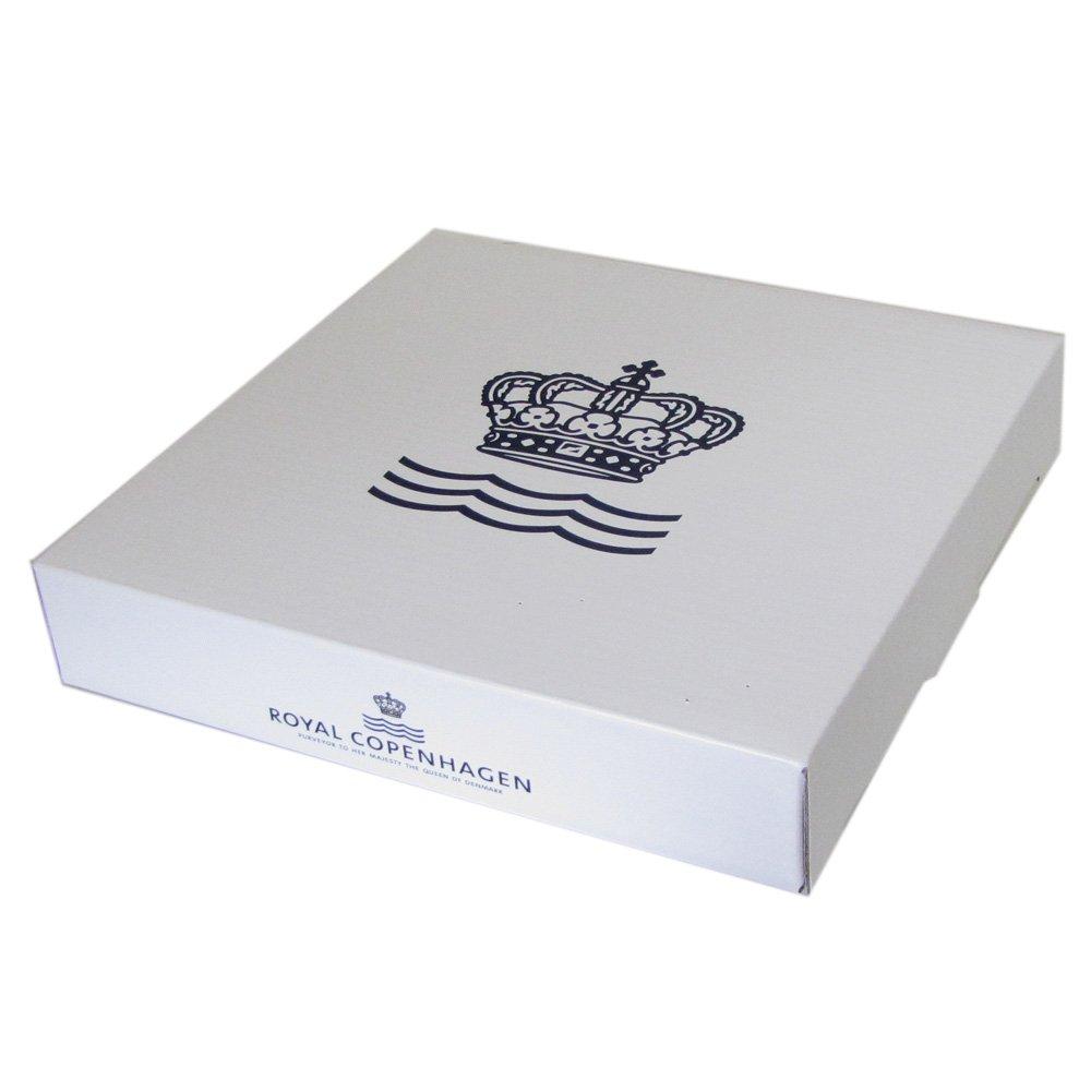 Королевская Копенгагенская белая рифленая тарелка полукружевная 17 см плоская 1128617 1017292 [Товар]