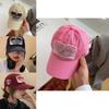 Cotton Womens Casual Baseball Hat With Stylish Letter Decoration And Crown Rounded