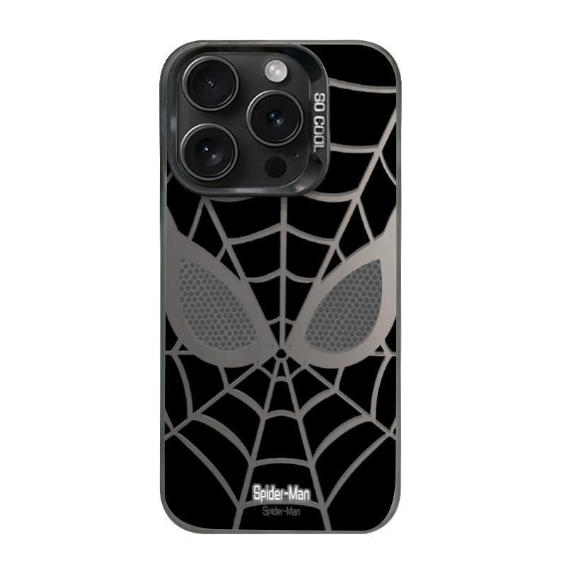 Противоударный матовый чехол Spider-Man для iPhone 16 Pro Max, Совместим с iPhone 17