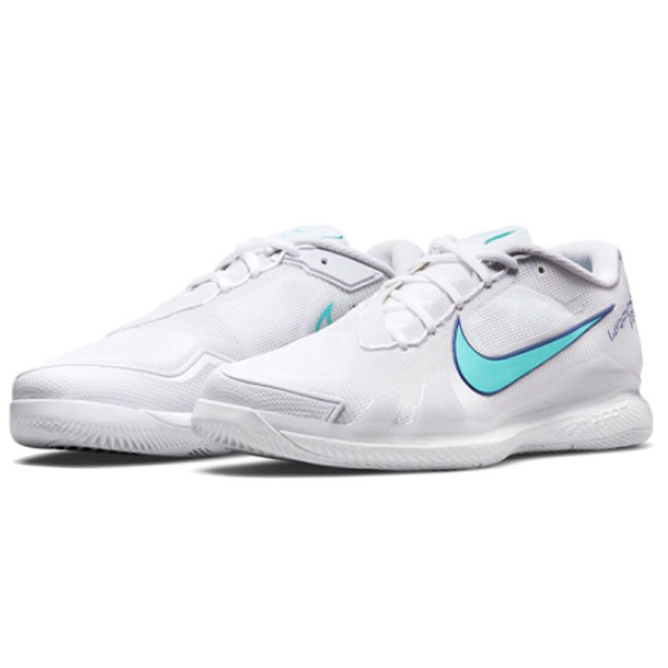Nike Теннисные кроссовки Air Zoom Vapor Pro Белый Светлая кость Глубокий королевский синий Динамический бирюзовый Для мужчин CZ0220-141