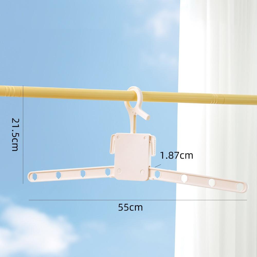 Windproof Clothes Hanger 8-Hole Portable Hanger Durable Laundry Drying Rack Home & Travel