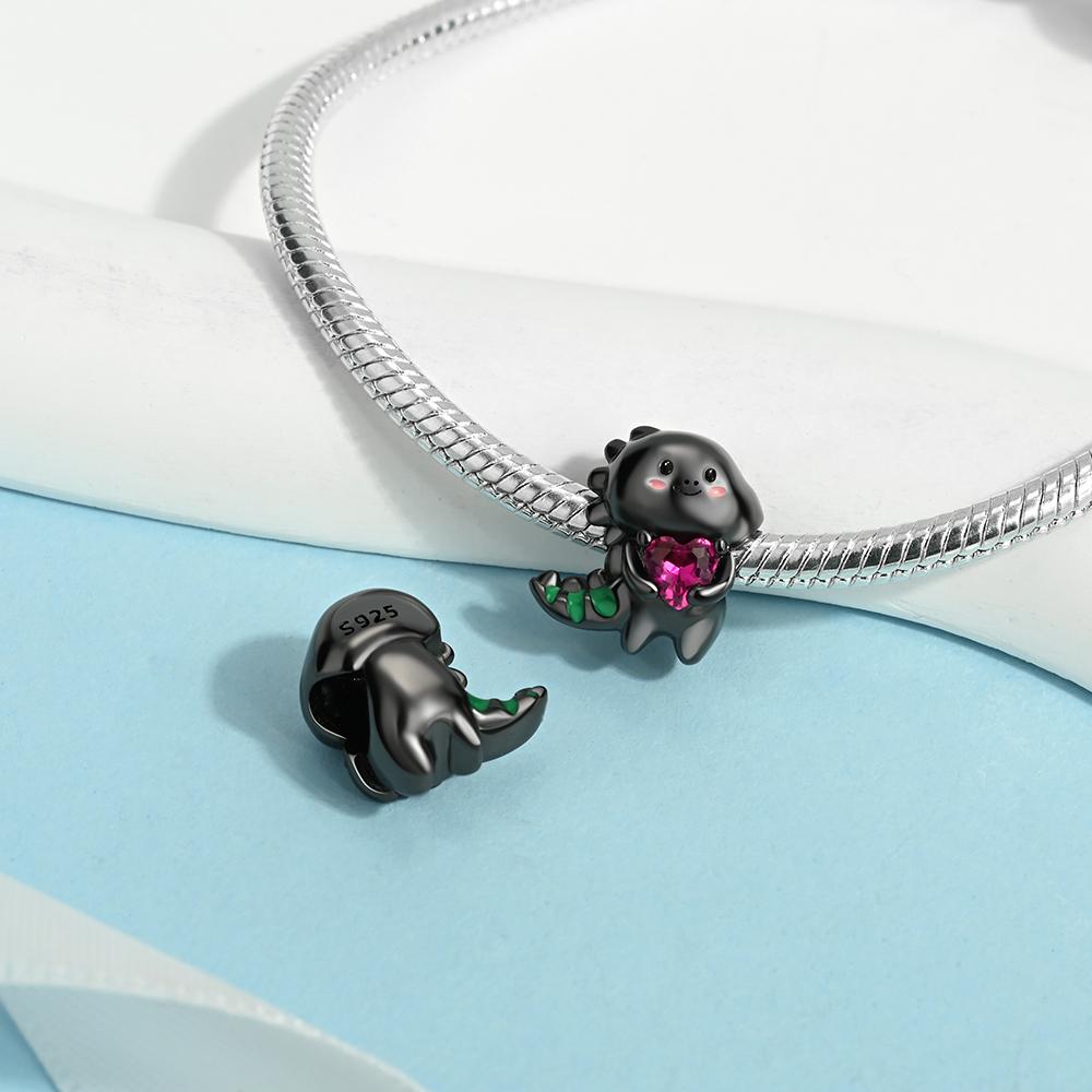 Черные готические подвески-шармы в виде кошек на Хэллоуин, подходят для медного оригинального браслета для изготовления ювелирных изделий, шармы для браслетов