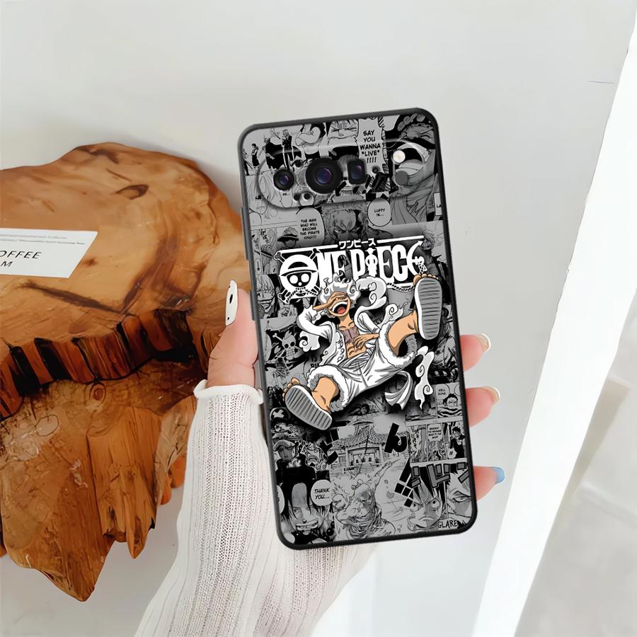 Soft Cover Case for Google Pixel 6a 6 7 8 Pro 8a 7a 10 9 Pro XL 9a Ones Pieces Luffys Gear 5