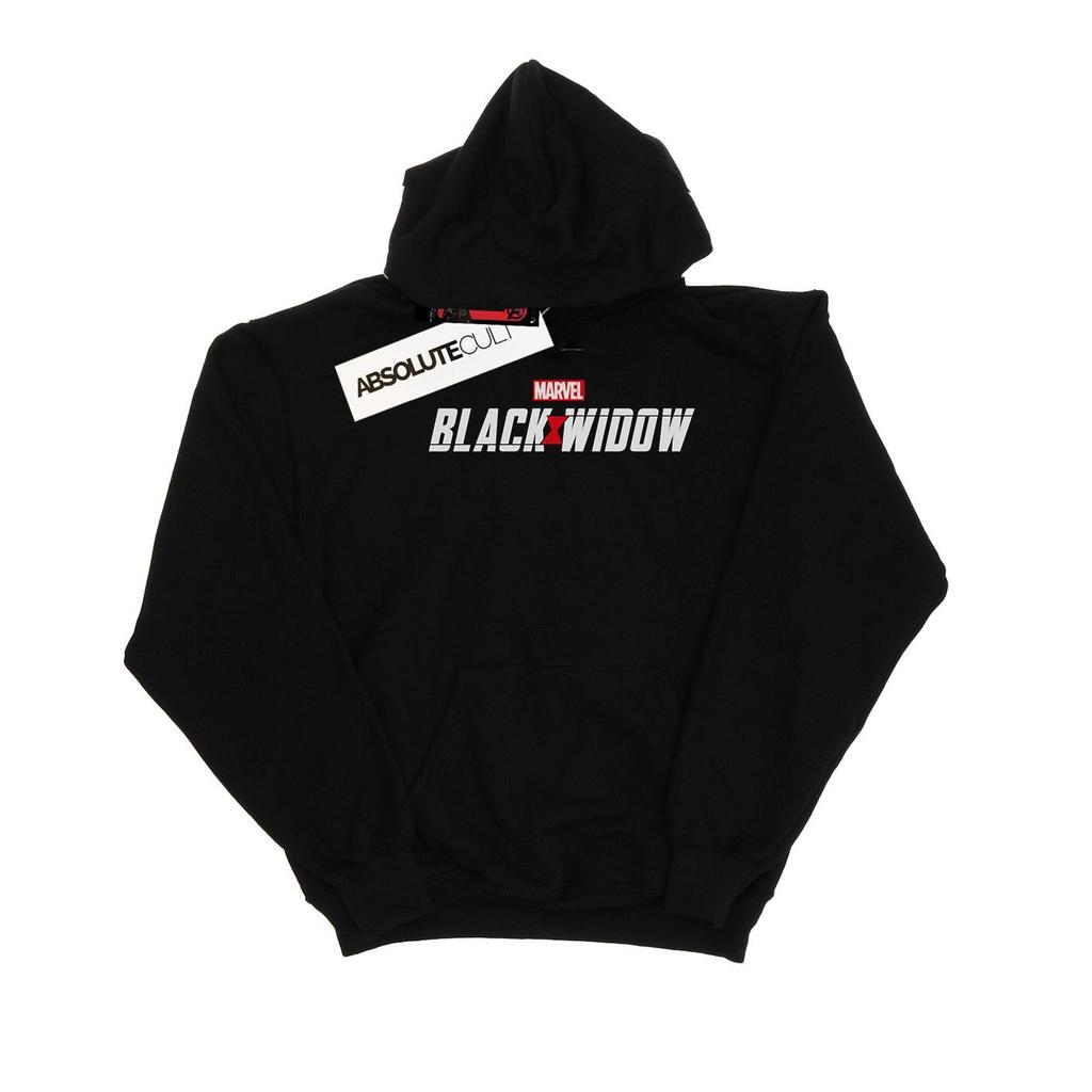 Marvel Girls Black Widow Movie Logo Hoodie