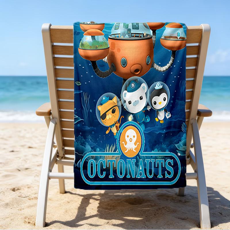 Ocean Explorers Adventure Microfiber Beach Towel, Lightweight And Quick-Dry, for Summer Travel, Beach Essential, Swimming Pool Outdoor