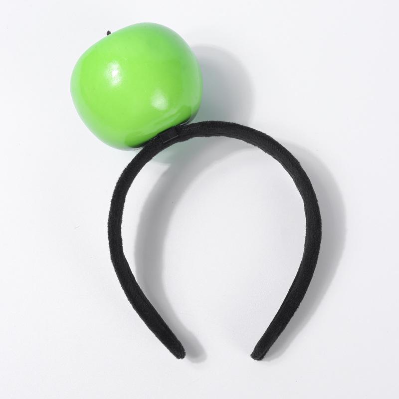 Креативные 3D-ободки для волос с овощами: Аксессуары для волос из моркови, перца, баклажана и зеленых овощей для женщин