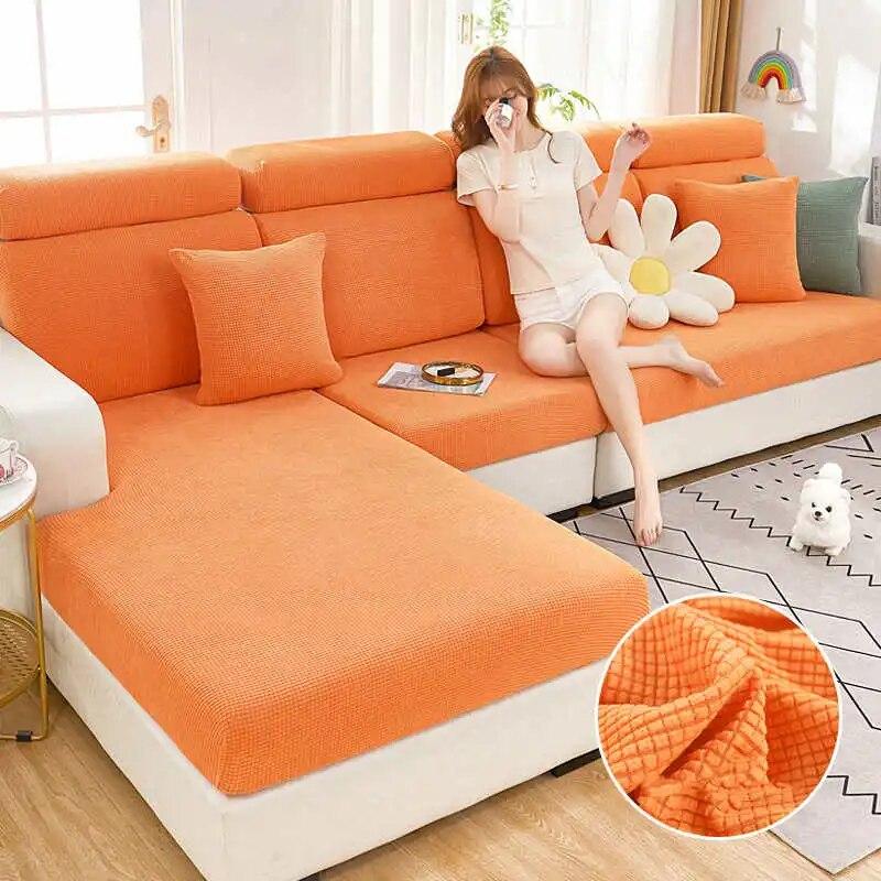 Жаккардовый чехол для дивана для гостиной, эластичный моющийся съемный чехол для дивана, универсальный чехол для сиденья 1/2/3/4