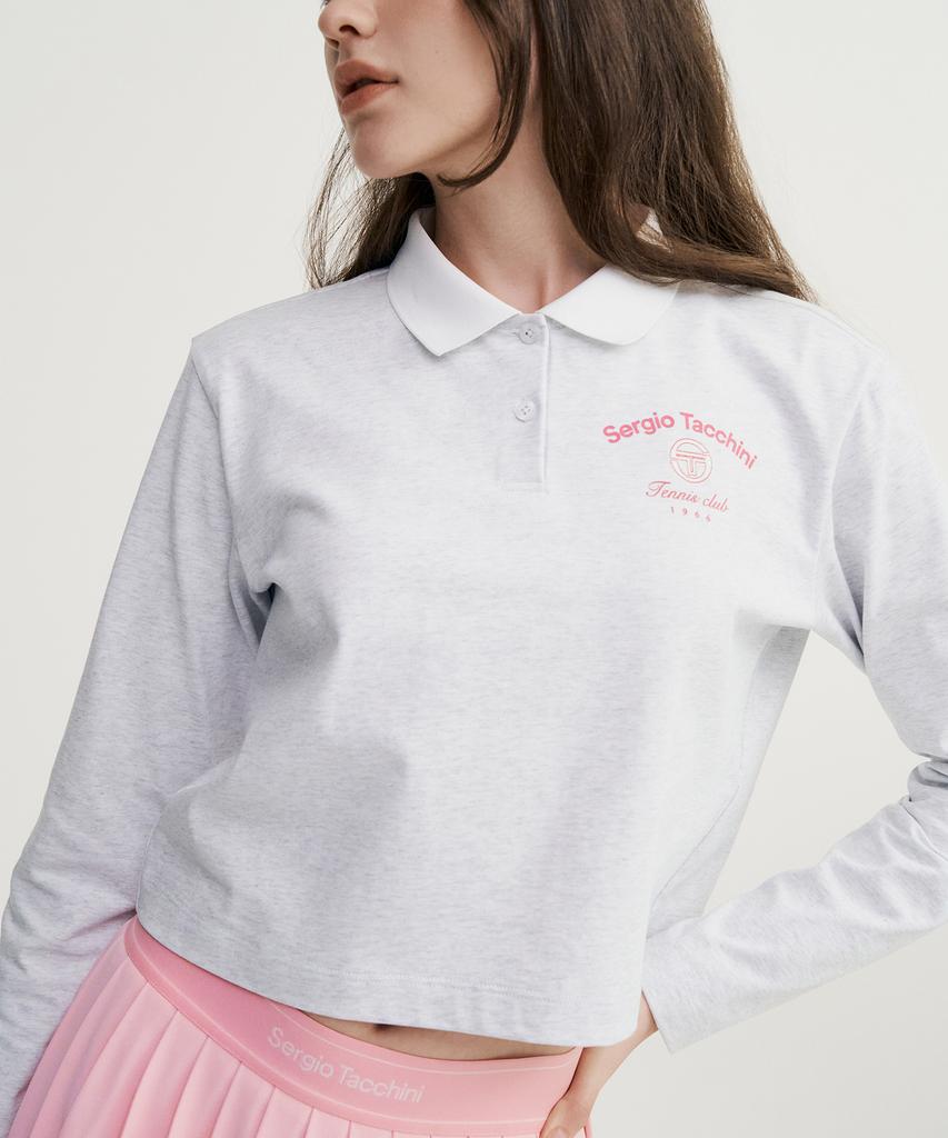 SERGIO TACCHINI W Повседневная футболка-поло с длинным рукавом