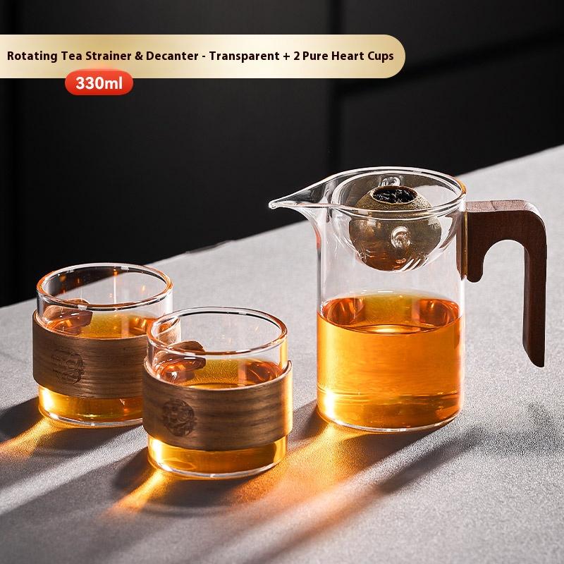 Gianxi Teapot Tea Separation Fair Cup Small Qinggan Special Tea Pot One Person Glass Filter Tea Divider Teapot