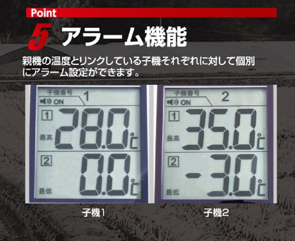 Беспроводной термометр Shinwa Sokutei Remote Twin 73241 A, Максимум/Минимум, Измерение, Зонд, Водонепроницаемый,