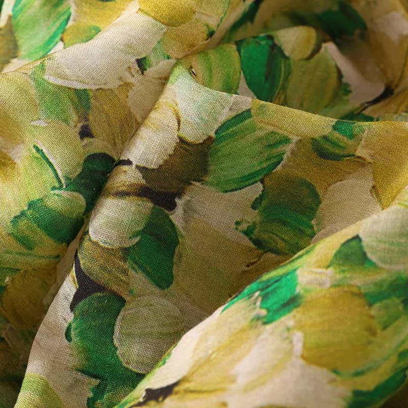 Женские летние брюки с широкими штанинами в тропическом стиле, эластичная талия, бохо-хиппи, брюки палаццо