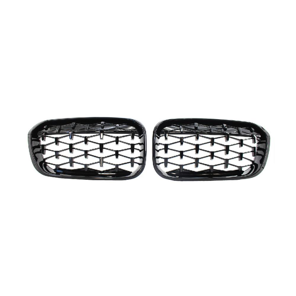 For BMW 1 Series F20 F21 2015- Facelift Front Hood Kidney Bumper Racing Grille Mesh Grill Car Replacement Accessories