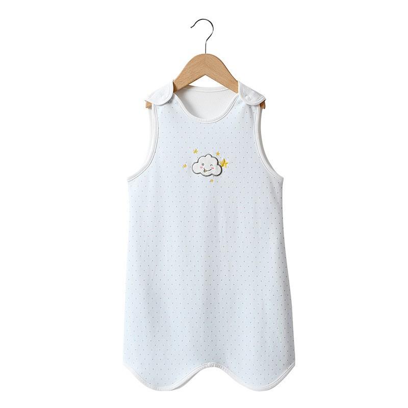 Baby Thin Vest Sleep Sack A-Class Cotton Antibacterial Anti-Kick Belly Protection Infant Toddler