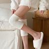 Soft Leg Arthritis Knee Leg Warmer Running Knee Protector Long Socks Women Autumn Winter Warmer Coral Fleece Thick Leg Warmers