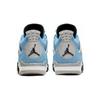 Детские кроссовки Air Jordan 4 Retro GS University Blue Tech-серый белый черный 408452-400