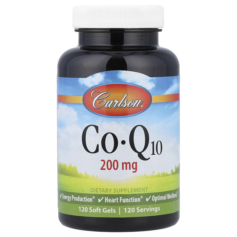 CoQ10, 200 mg, 120 Soft Gels