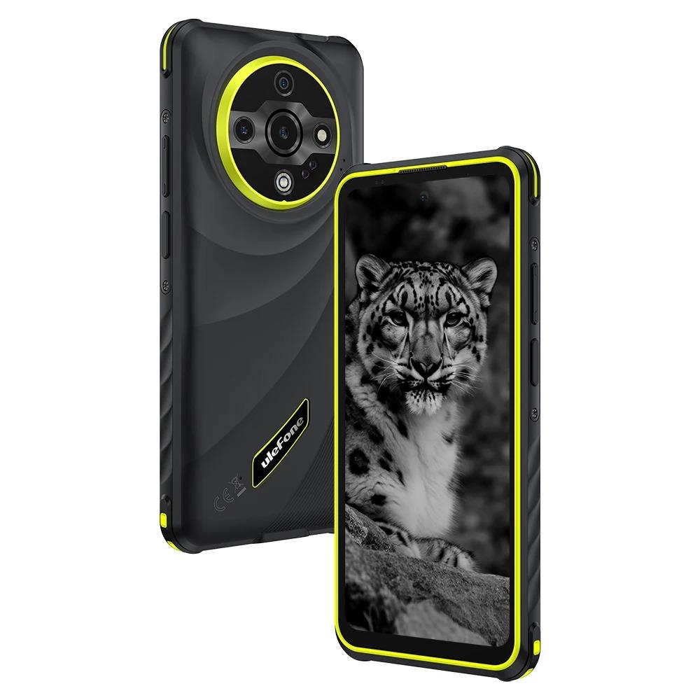 Ulefone Защищенный телефон Armor X31 4G 6,56” Android 15 Смартфон До 12 ГБ ОЗУ 128 ГБ ПЗУ 48 МП NFC Камера ночного видения ИК-излучатель Глобальный