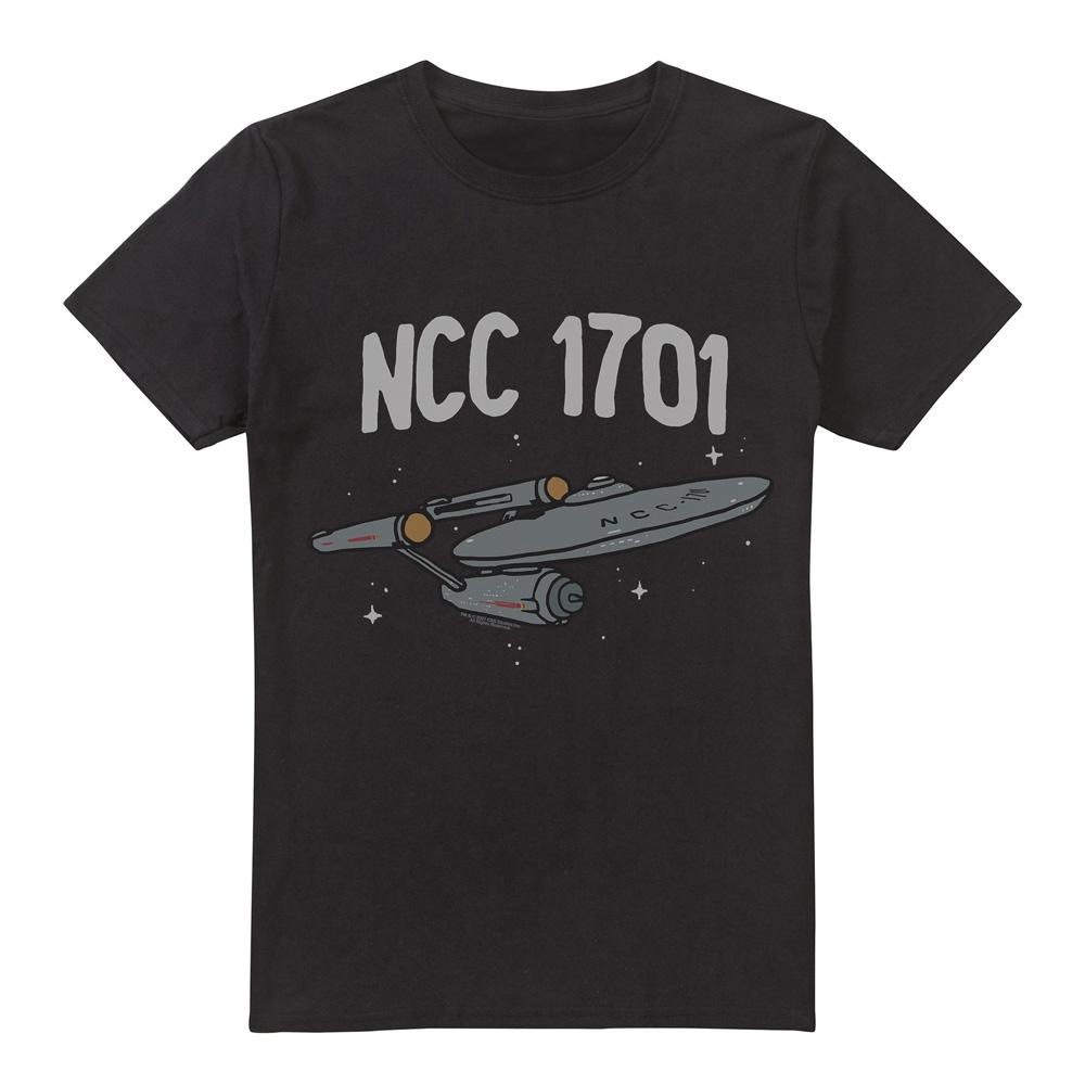 STAR TREK Mens The First Enterprise T-Shirt