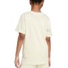 Nike Sportswear Breathable Comfortable Round Neck Pullover Short Sleeve T-Shirt Kids Tops Coconut-Milk FZ5178-113