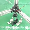 1PC Aluminum Profile Corner Code Anchor Wheel Connector Right-angle Extrusion Foot Pad Mounting Bracket for 20/30 Alu Profiles