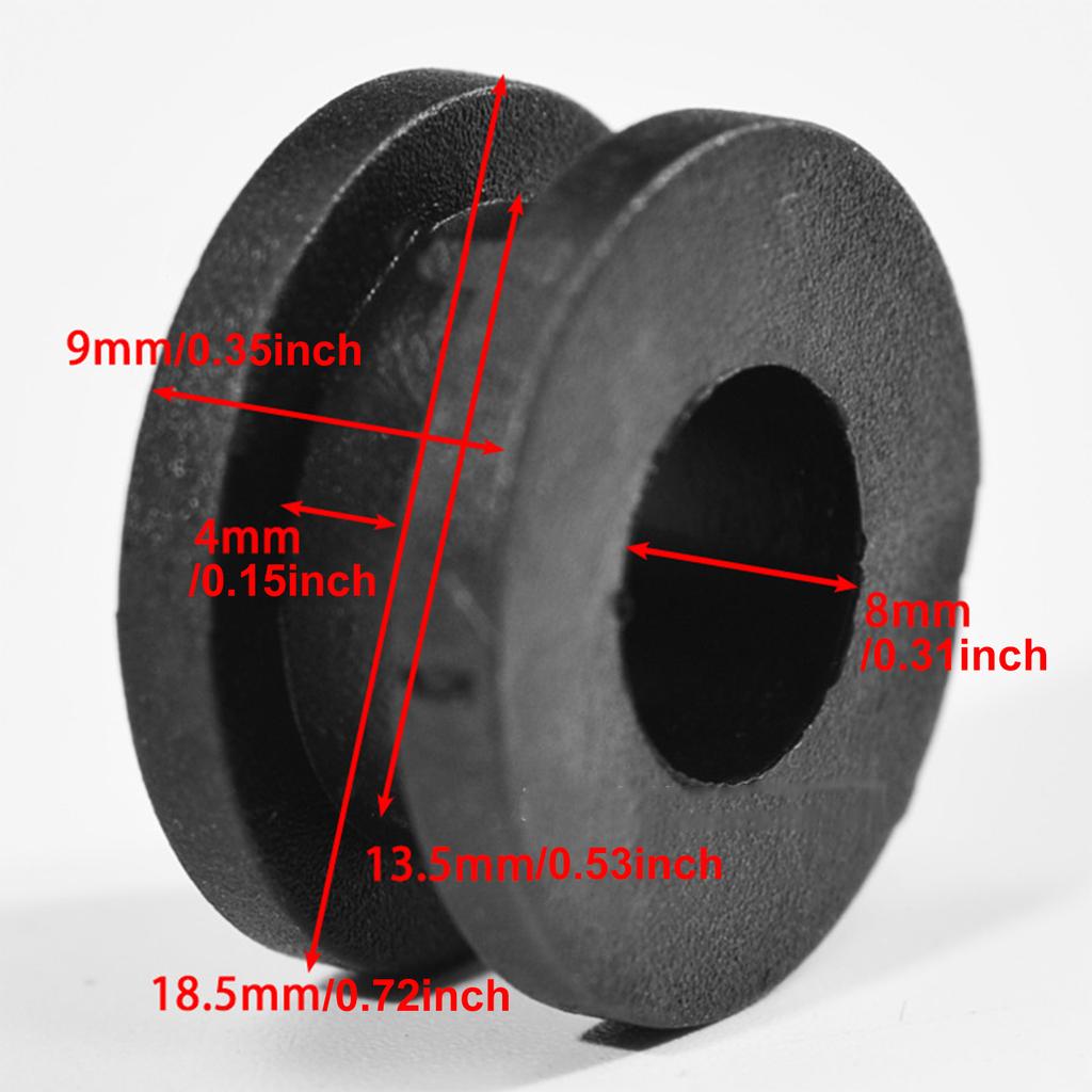 Комплект резиновых болтов для крышки боковой втулки мотоцикла для Yamaha для Honda CBR для Suzuki GSXR для Kawasaki Ninja ZX, прокладка обтекателя