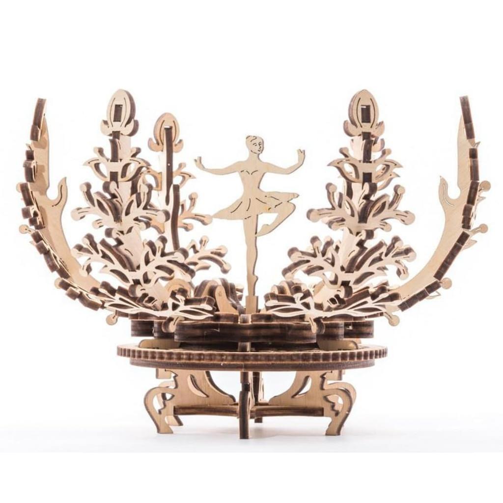 Ugears Mechanical Flower 70019 Wooden Puzzle, Crafts & Models, No Glue or Tools Required, IntermediateAdult