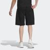 adidas Графические тканые шорты с вышитыми буквами, мужские шорты, черные IA8157