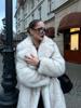 Женское длинное пальто из искусственного меха - Экологичное