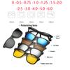 Retro 5+1 Polarized Myopia Clip Sunglasses For Men Women Blue Light Blocking Prescription Eyeglasses Diopter 0 -1 -1.5  To -4.0