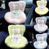 Mini Plush Doll Safety Seat Kawaii Labubu Doll Plush Safety Seat Car Air Aromatreatment Decoration Car Ornament Gifts